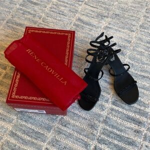 Brand New Rene Caovilla Cleo 40 Heels size 37.5